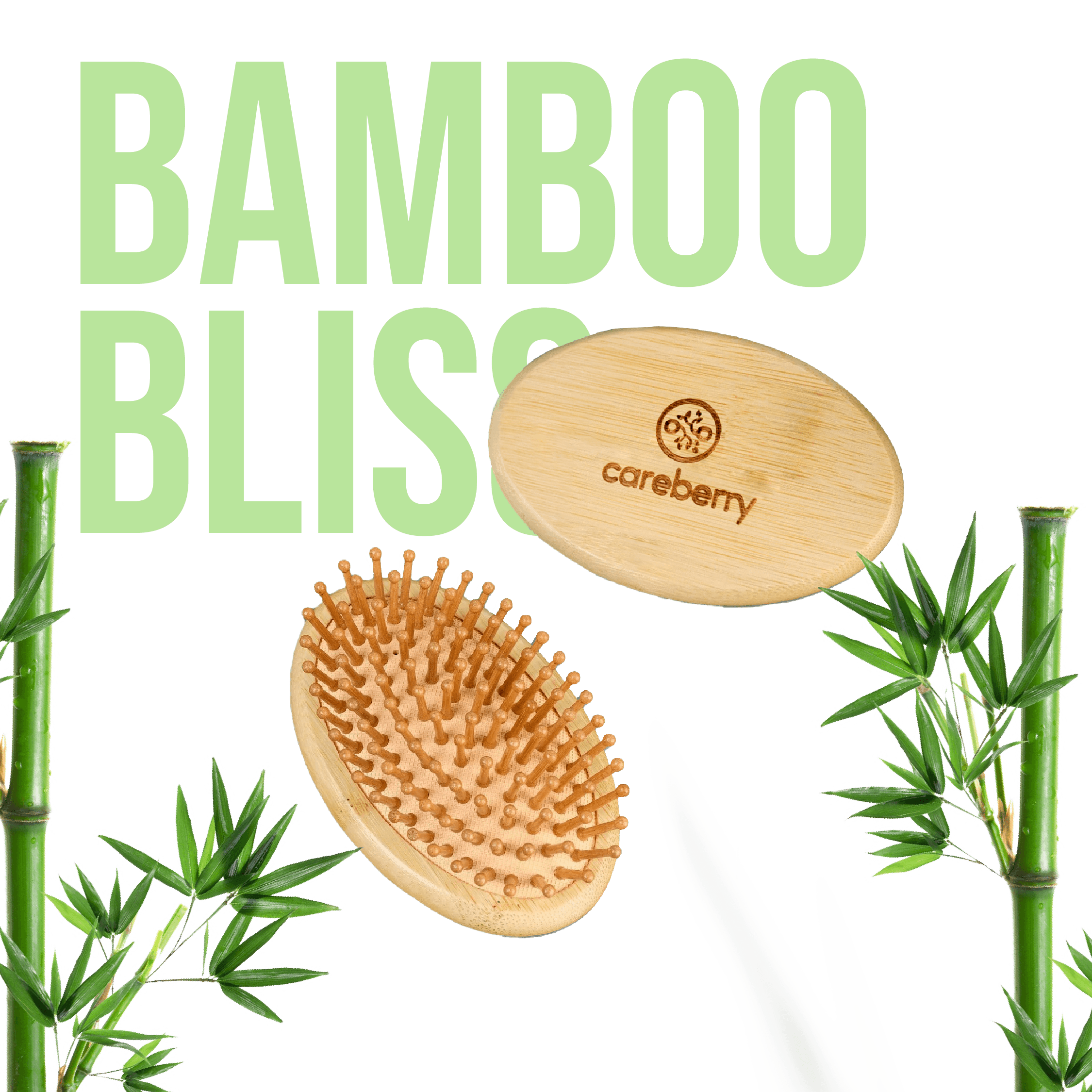 Bamboo bliss mini hair brush