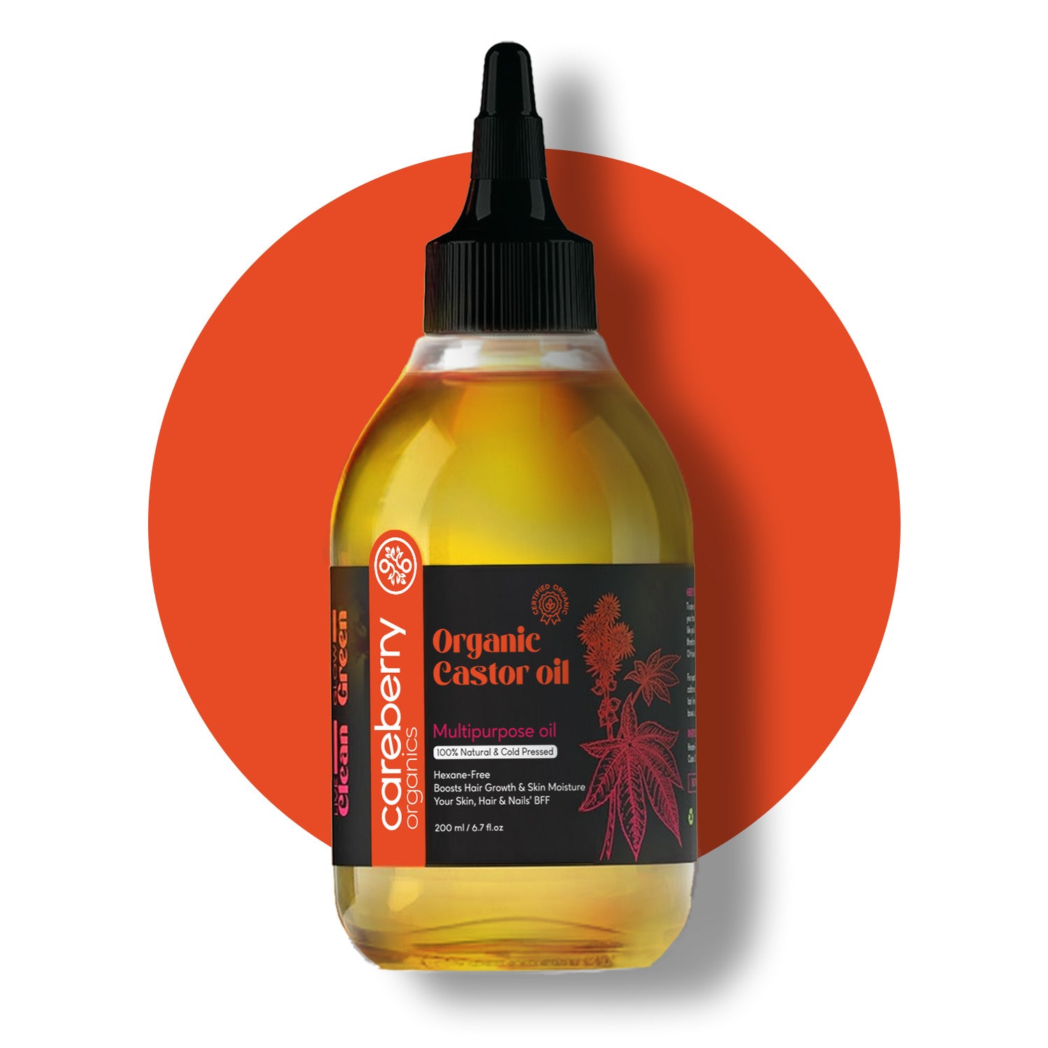 Careberry's Hexane Free castor oil