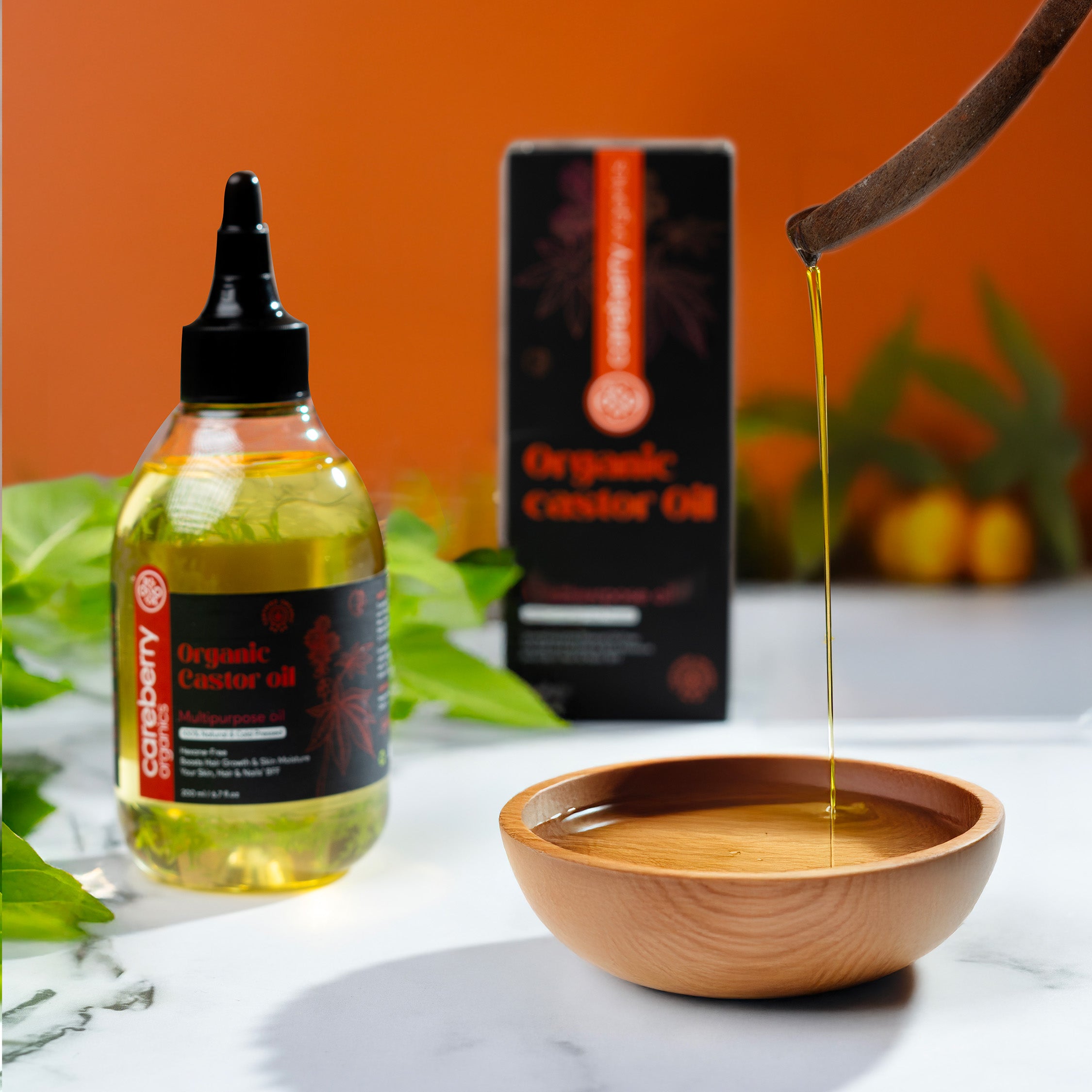 Bio-Haarpflege-Power-Trio: Rote Zwiebeln und Schwarzkümmel, Rosmarin und Jojoba, Rizinusöl-Kombination (je 200 ml)