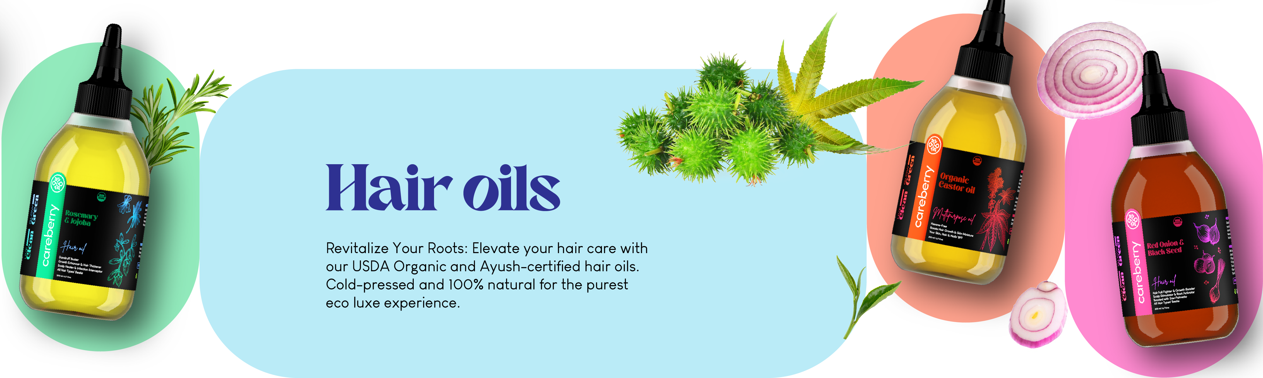 Keep your hairs nourished, lustrous and healthy by using the Best Ayurvedic & Natural Hair Care Products in Mumbai | Careberry