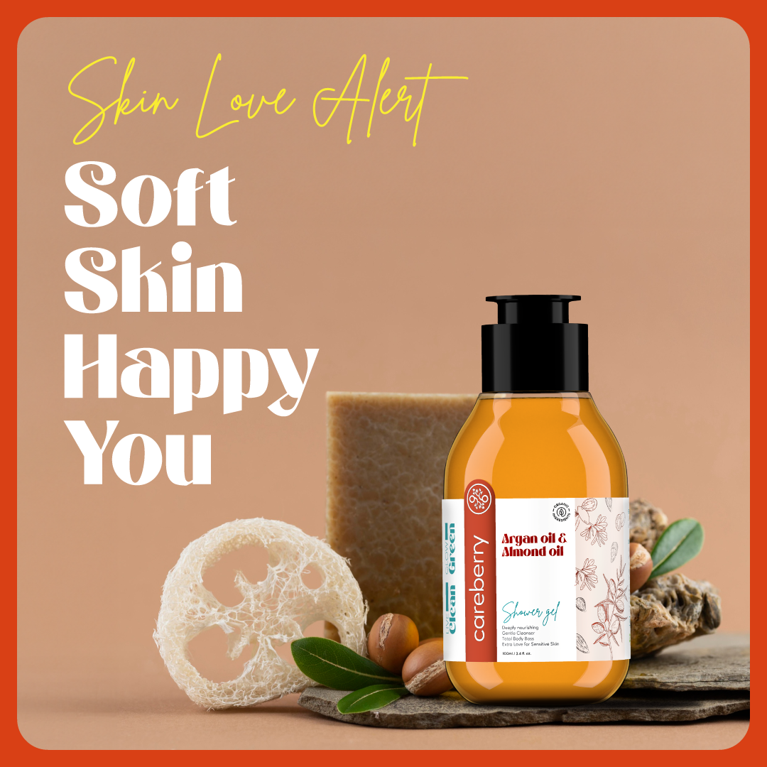 Argan & Almond Oil Nourishing Shower Gel 100ml (Travel Friendly)