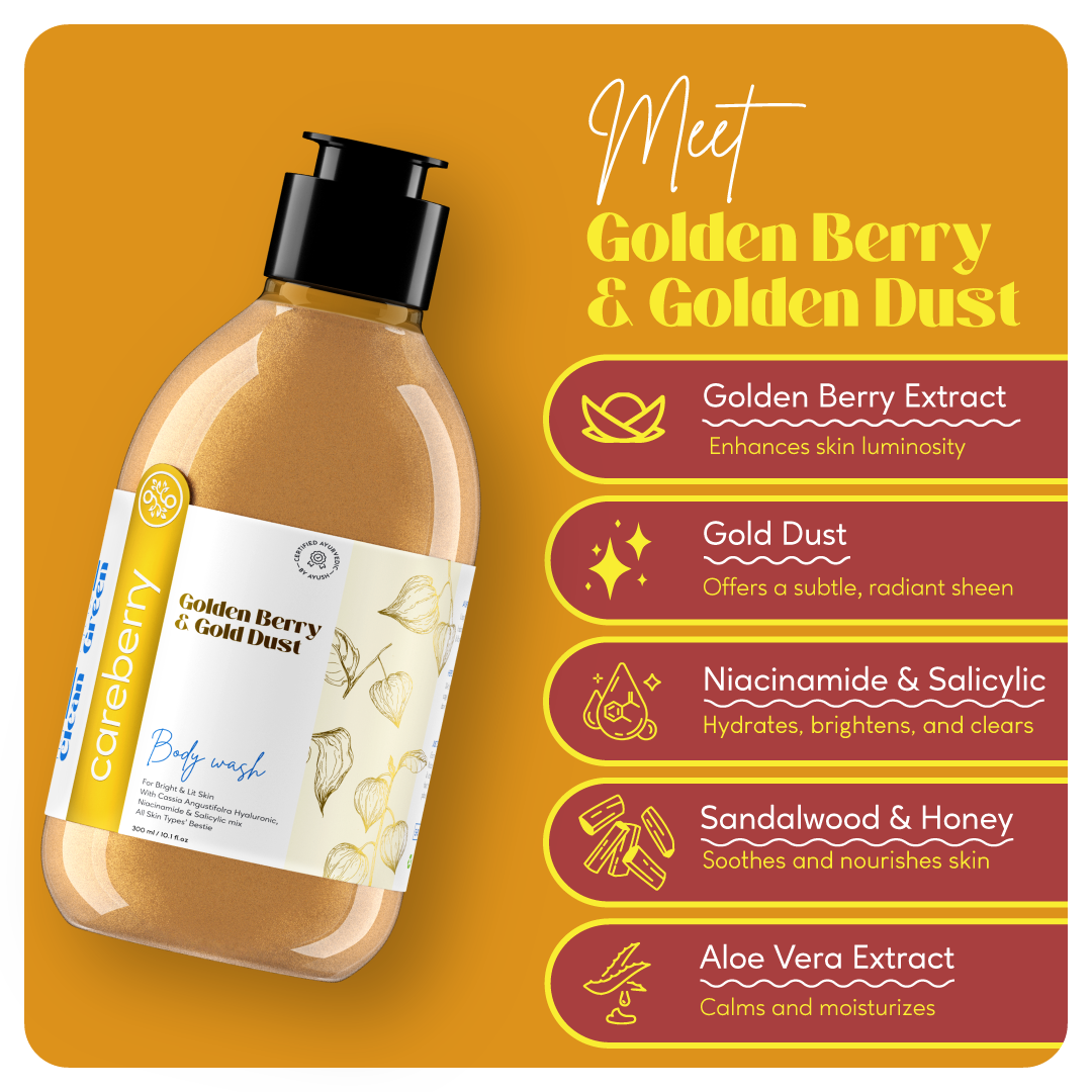 Golden Berry & Gold Dust Brightening Body Wash