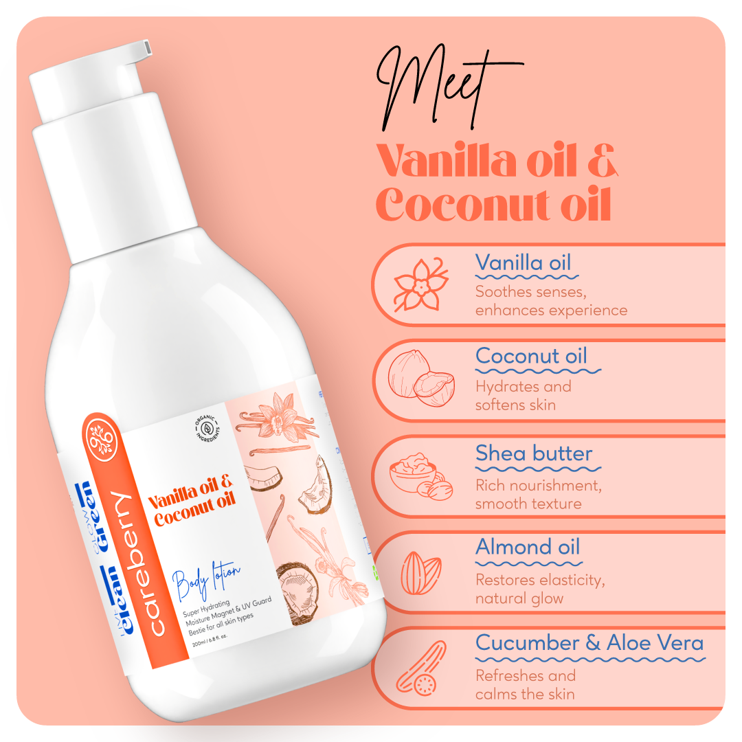 Vanilla Oil & Coconut Oil Super-Hydrating  Body Lotion
